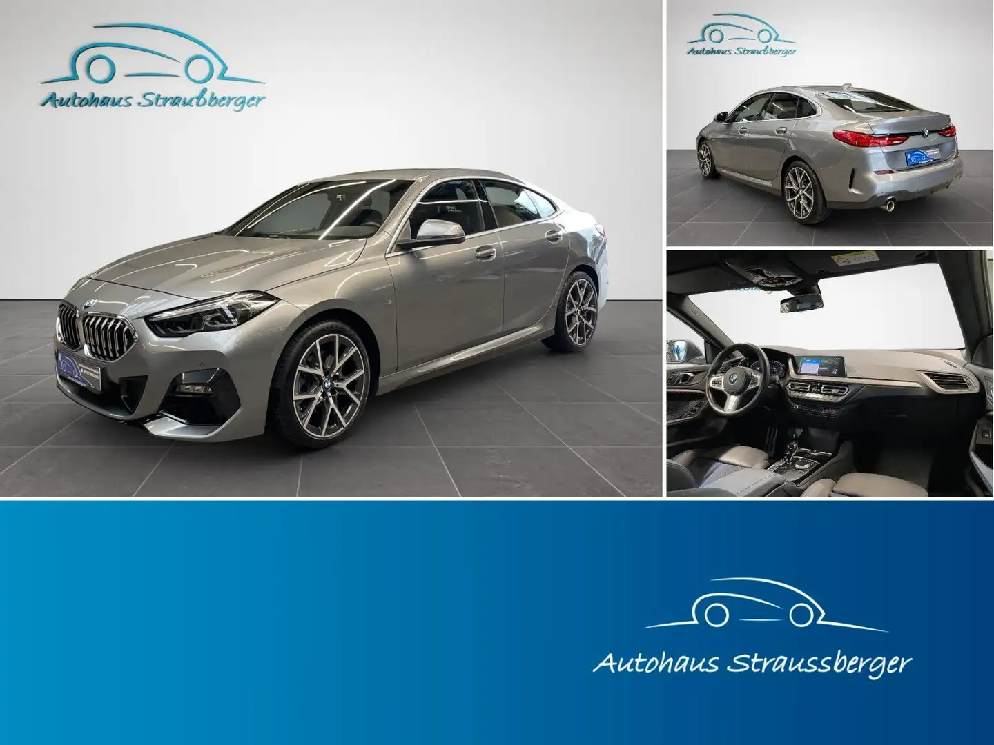 BMW 218 i GC M Sport ACC SHZ 2ZK WLAN LED NP: 49.000€ Grau - 1