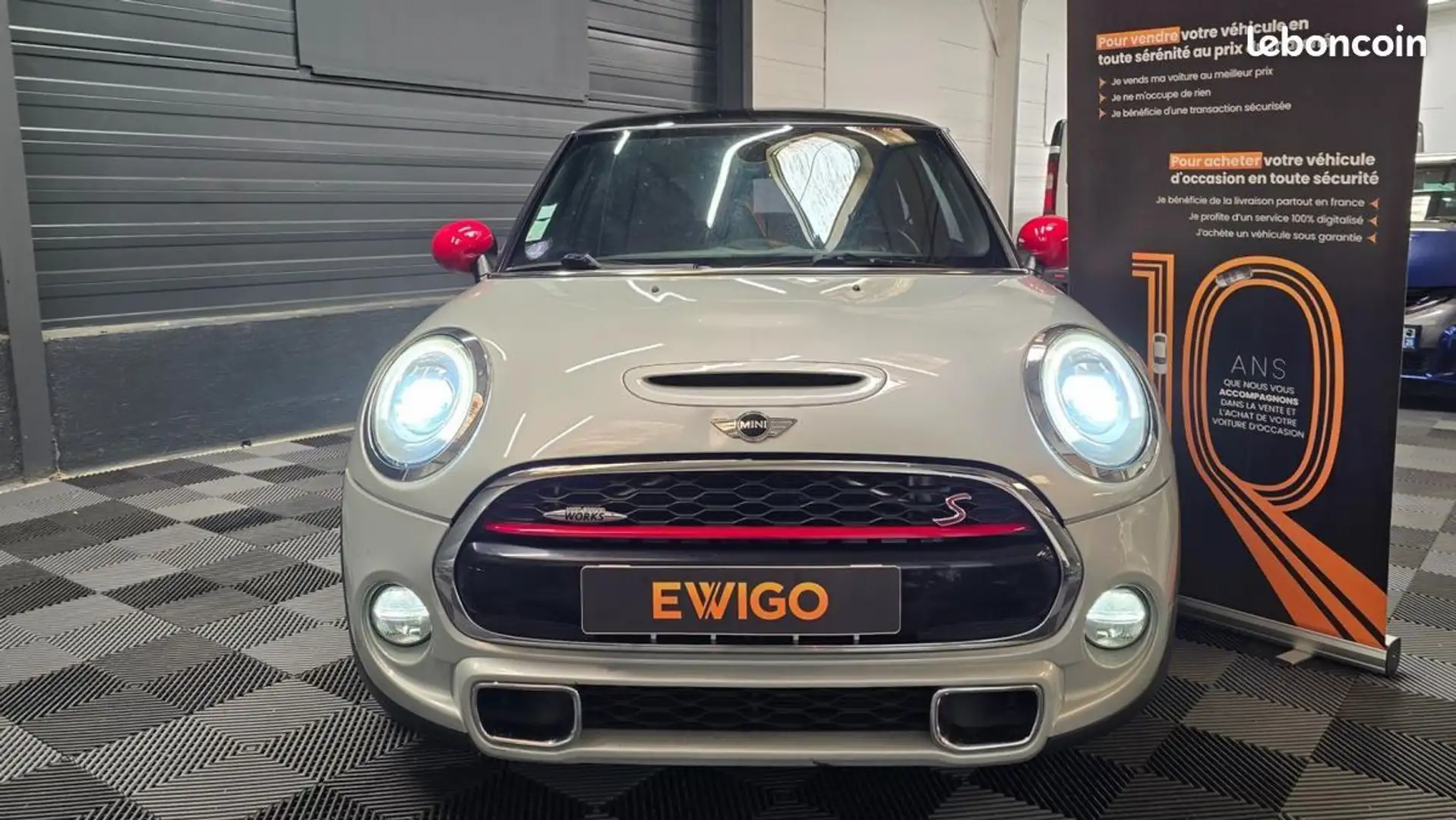 MINI Cooper 2.0 192 CH S BVA JCW JOHN WORKS LIGNE A CLAPET Gris - 2