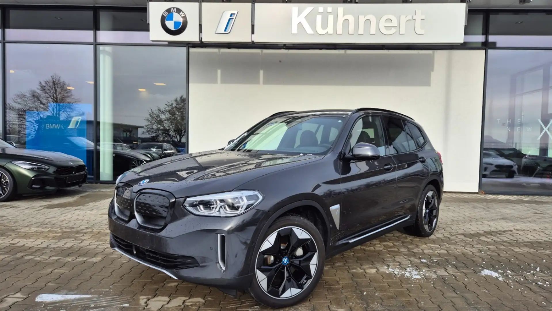 BMW iX3 Impressive AHK/Lordose/Head-Up/Standh/DAB+H&K Gris - 1