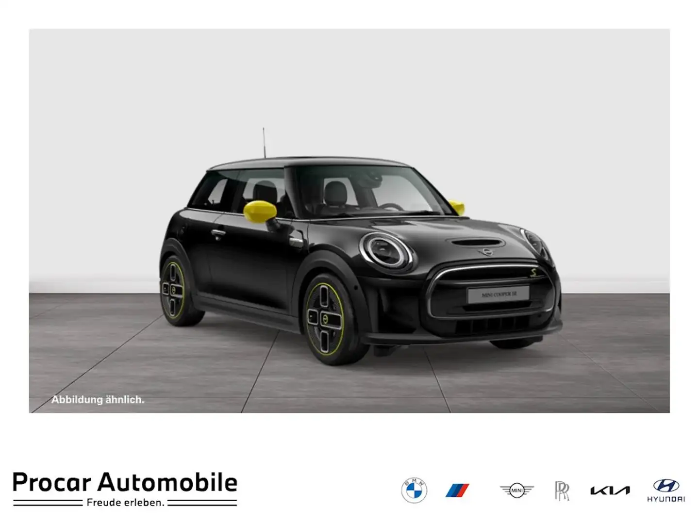 MINI Cooper SE 3-Türer HUD PANO RFK NAVI LED PDC V+H Schwarz - 1