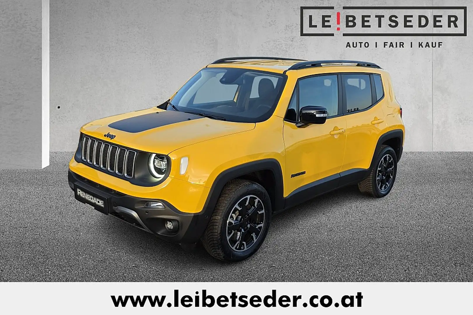 Jeep Renegade 1.3 PHEV 240PS AT 4xe Upland Jaune - 1