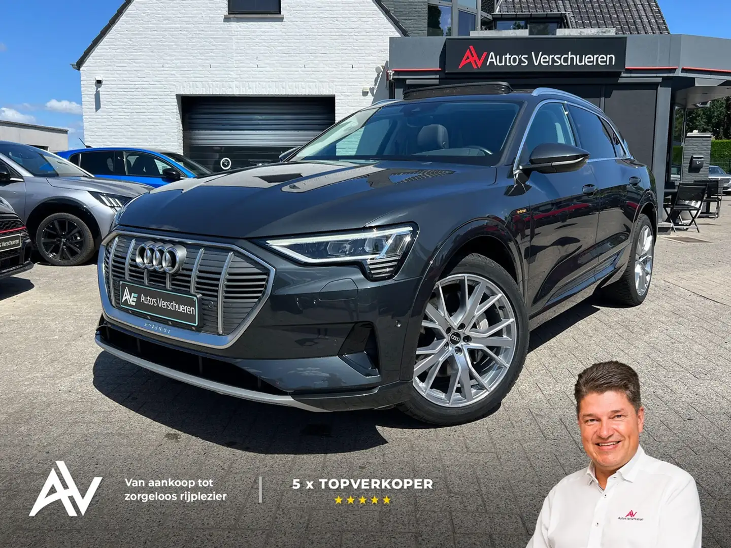 Audi e-tron 50 Quattro Advanced ** Pano | Trekhaak | Ambient Gri - 1
