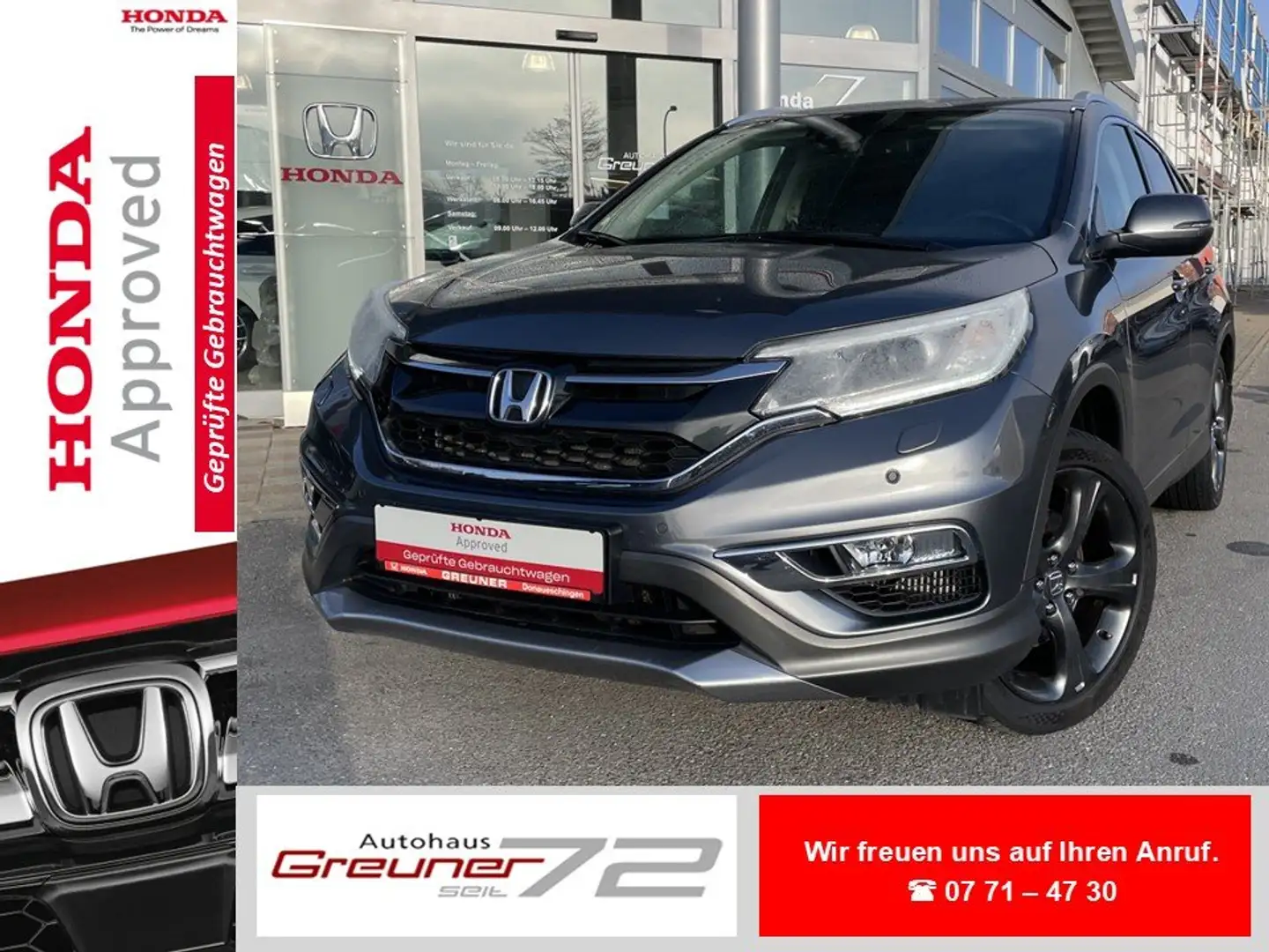 Honda CR-V CR-V 1.6i-DTEC 4WD Lifestyle * 24 Monate Garantie Grau - 1