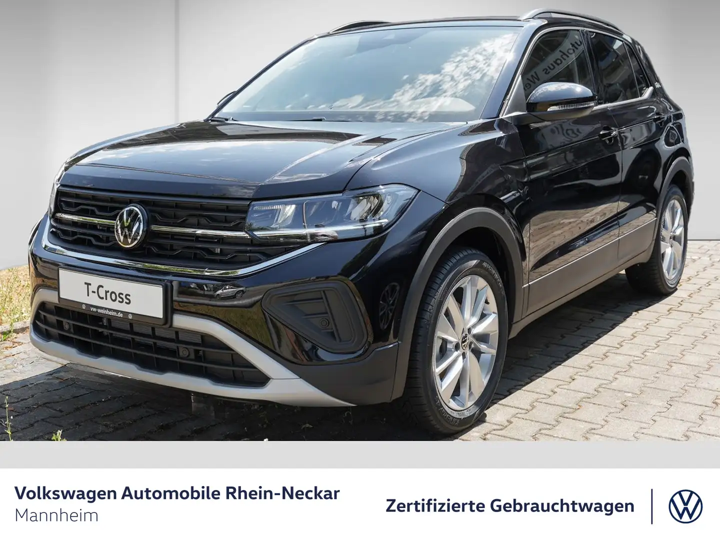Volkswagen T-Cross 1.0 TSI Goal Rückfahrkamera Navi uvm Schwarz - 2
