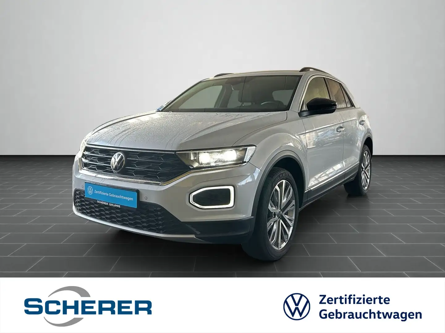 Volkswagen T-Roc T-ROC 1.5 TSI 7-Gang DSG NAVI SHZ KAMERA AHK LAN Argent - 1