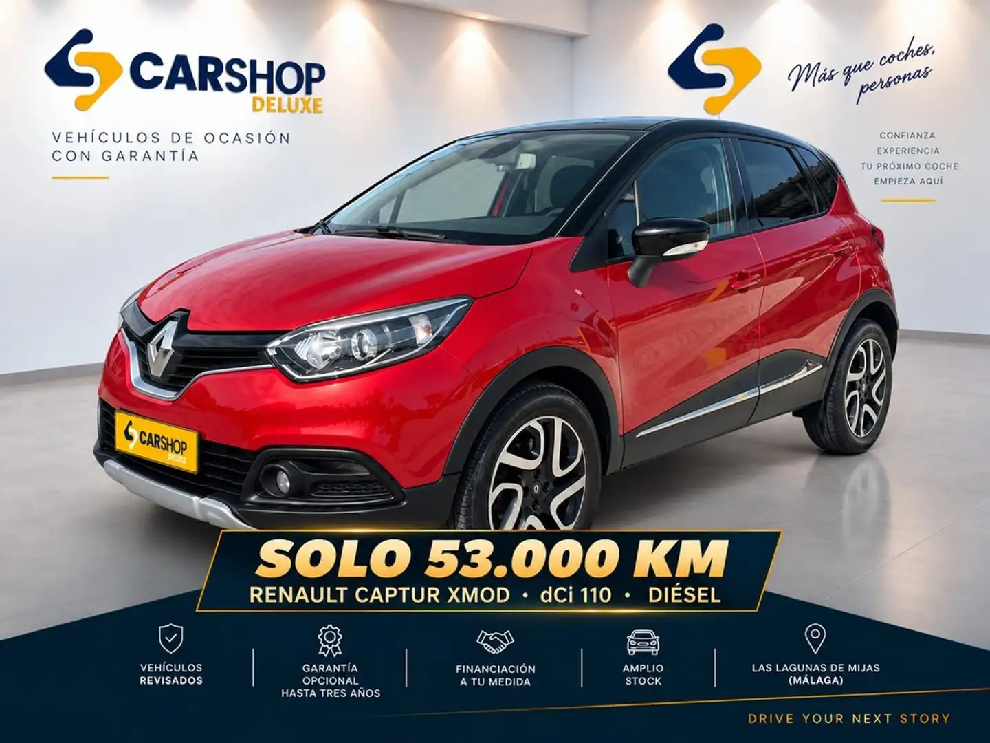 Renault Captur 1.5dCi eco2 Energy Xmod 110 Rojo - 1