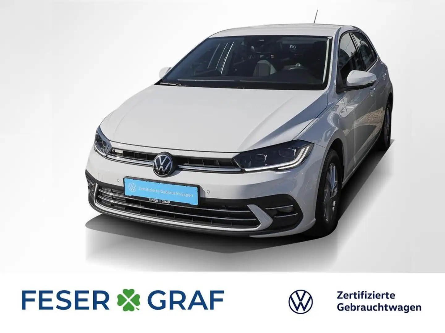Volkswagen Polo 1.0 TSI Style DSG App-Connect Matrix Sitzh. Weiß - 1