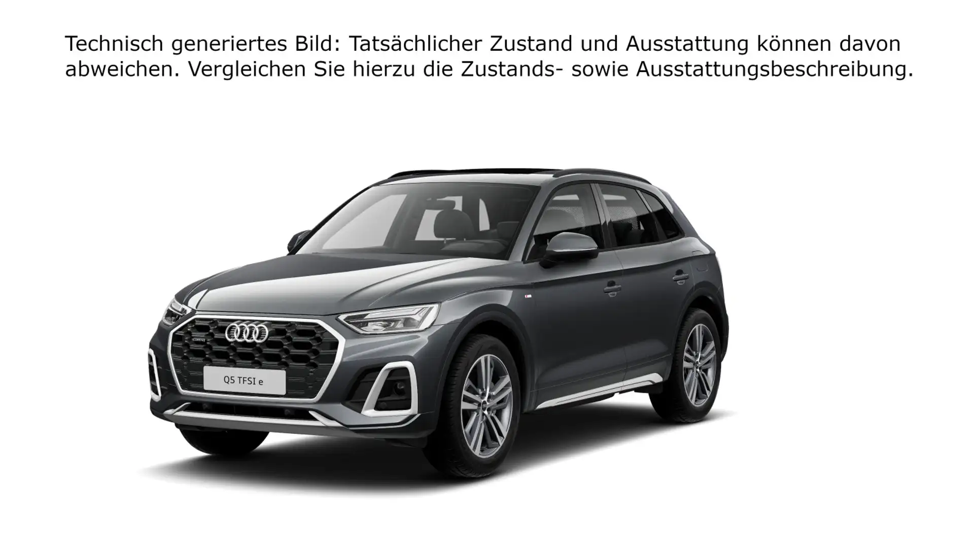 Audi Q5 50 TFSIe quattro S tronic S line Grau - 2