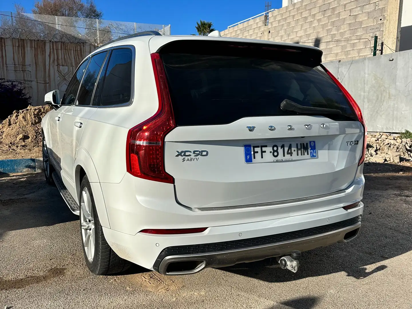Volvo XC90 T8 303+87ch Geartronic 7pl Inscription Luxe Blanc - 1