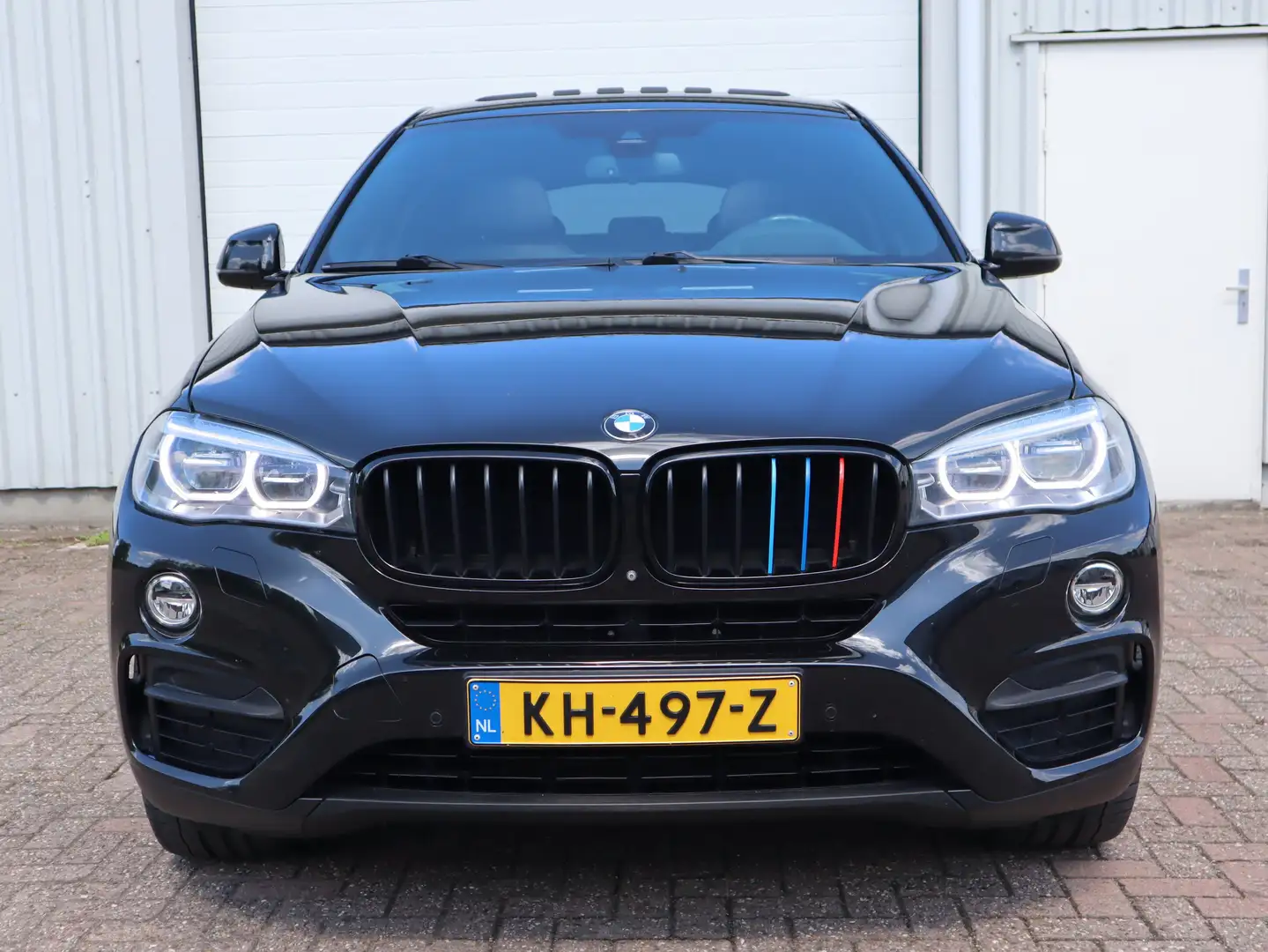 BMW X6 xDrive35i High Ex. M Sport/ Navi/ Hud/ Pano Zwart - 2