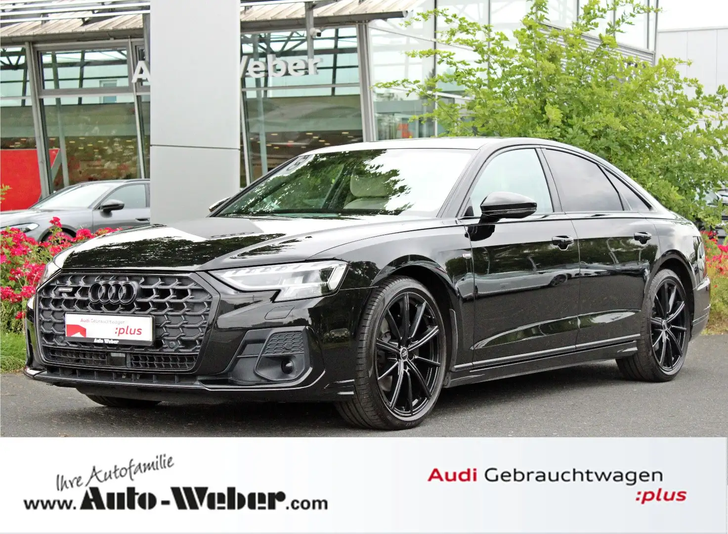 Audi A8 50TDI qu PANO OLED MATRIX B&O BLACK 21" Schwarz - 1