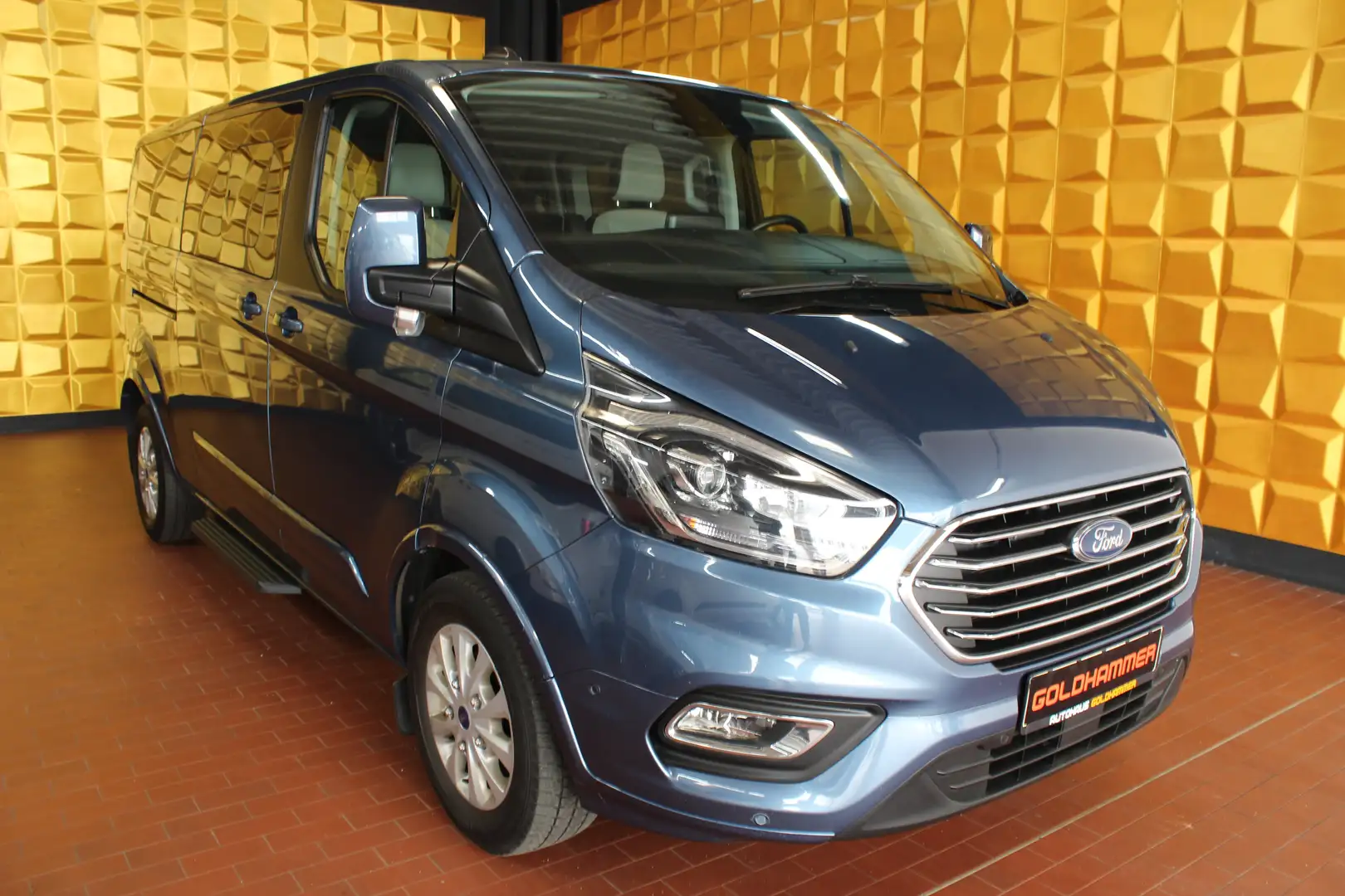 Ford Tourneo Custom L2 STANDH/ACC/XENON/AHK/KAMERA Blau - 2