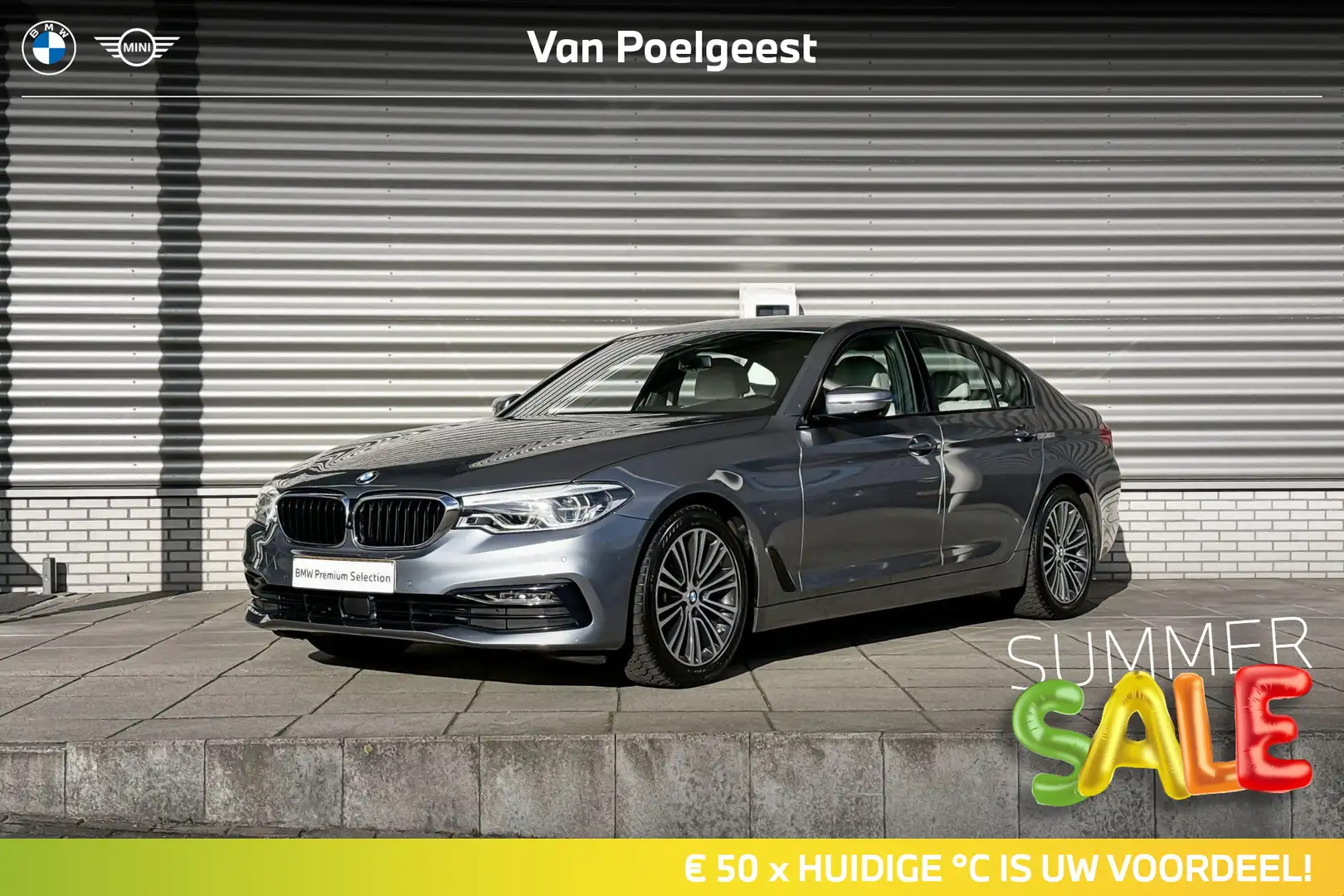 BMW 520 5 Serie Sedan 520d High Executive Edition High Exe Gris - 1