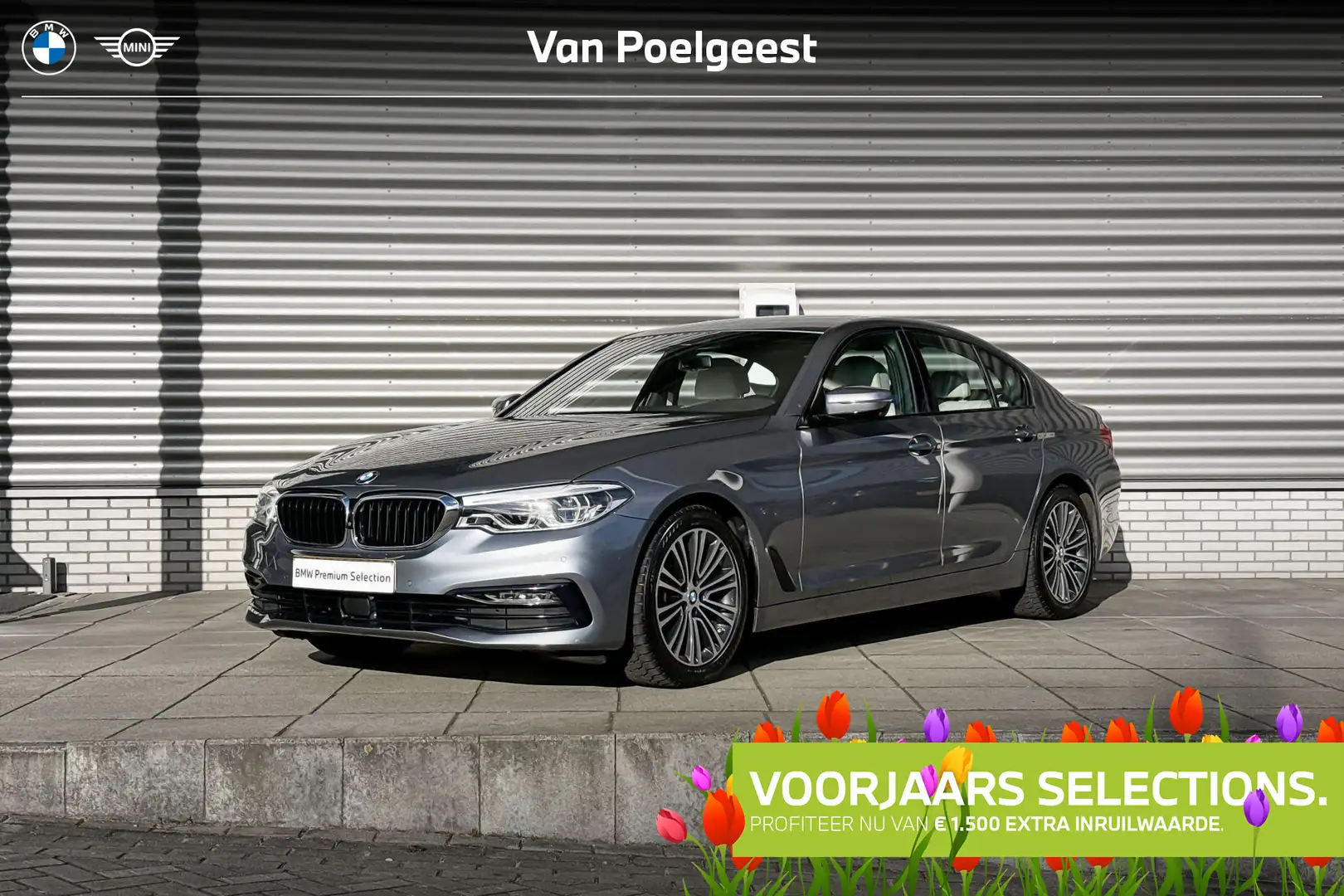 BMW 520 5 Serie Sedan 520d High Executive Edition / Select Gris - 1