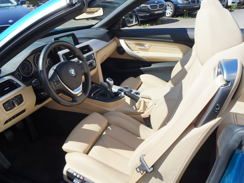 BMW 420 420i Cabrio * Navi * Leder * AHK * HUD * 1.Hd. — photo 7