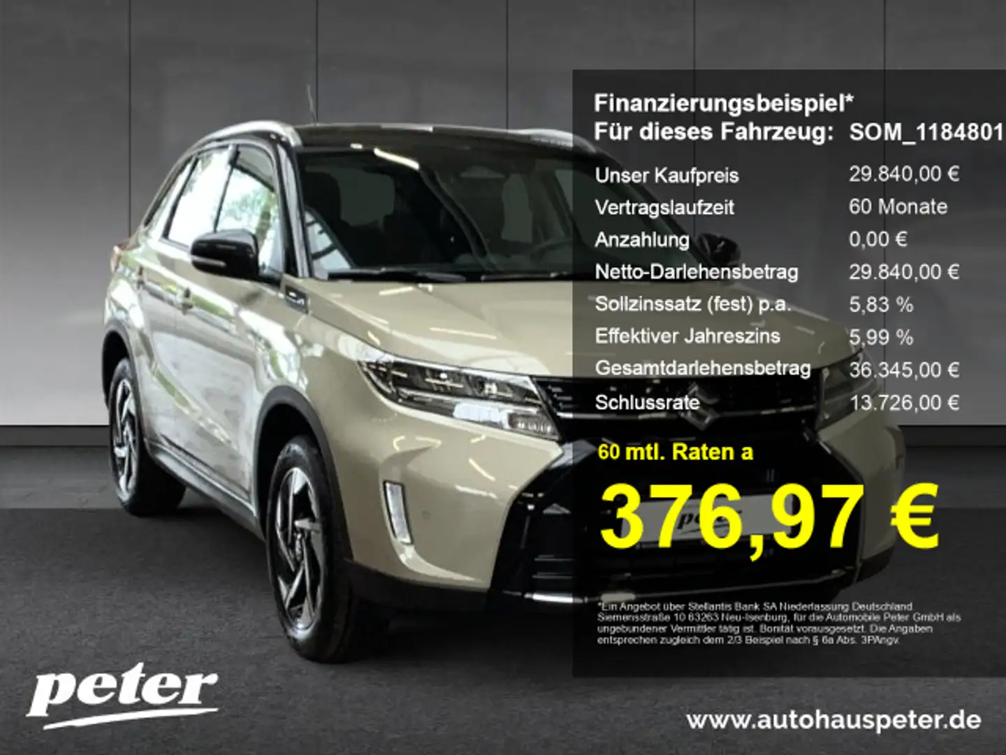 Suzuki Vitara Vitara 1.5 Comfort+ Allgrip AGS Schwarz - 1
