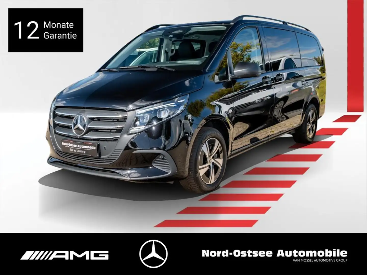 Mercedes-Benz Vito 119 MIXTO 4x4 LKW MBUX Zwart - 1