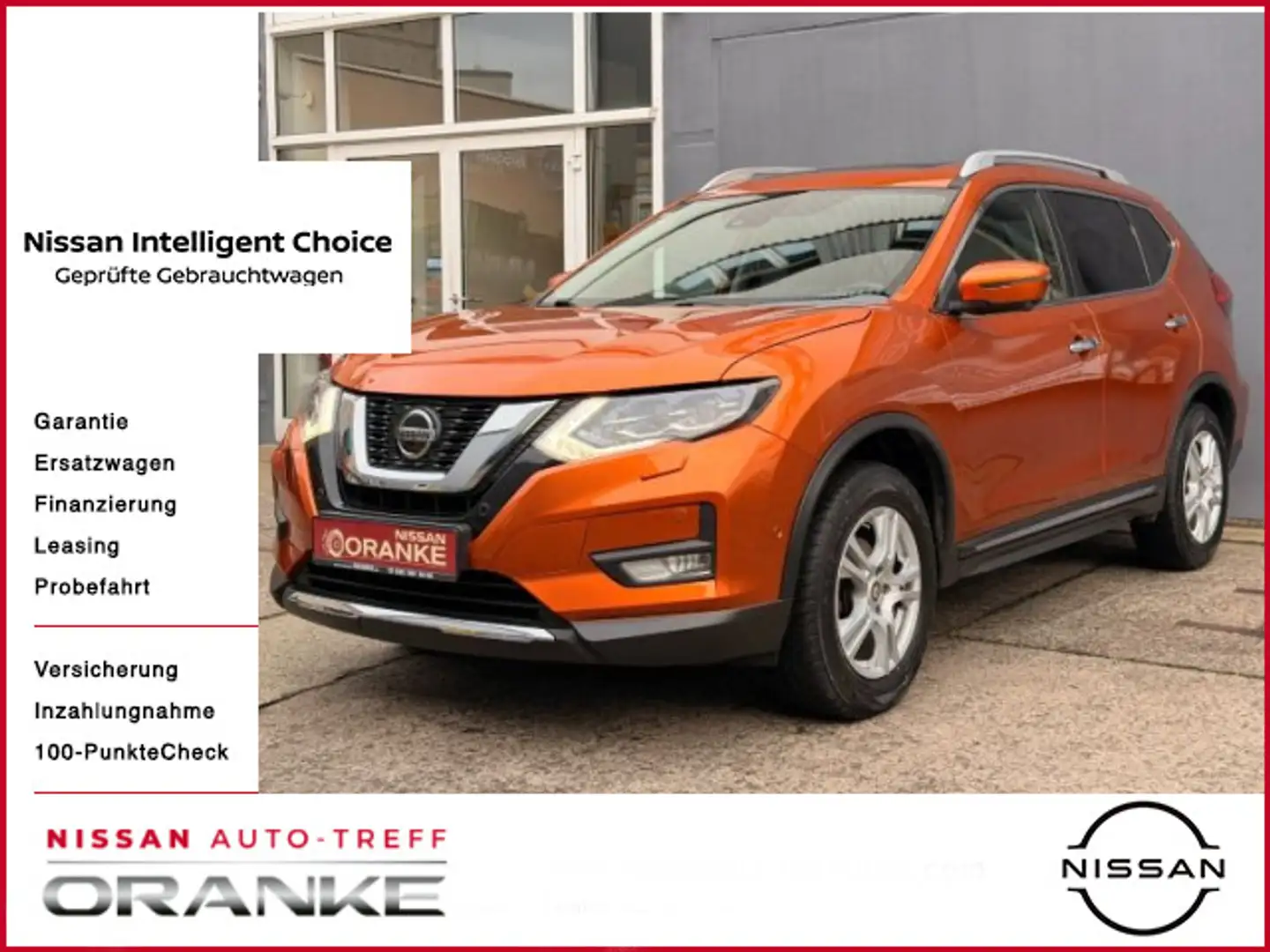 Nissan X-Trail 1.3 DIG-T DCT Tekna Navi+Leder*Bose*AHK Orange - 1