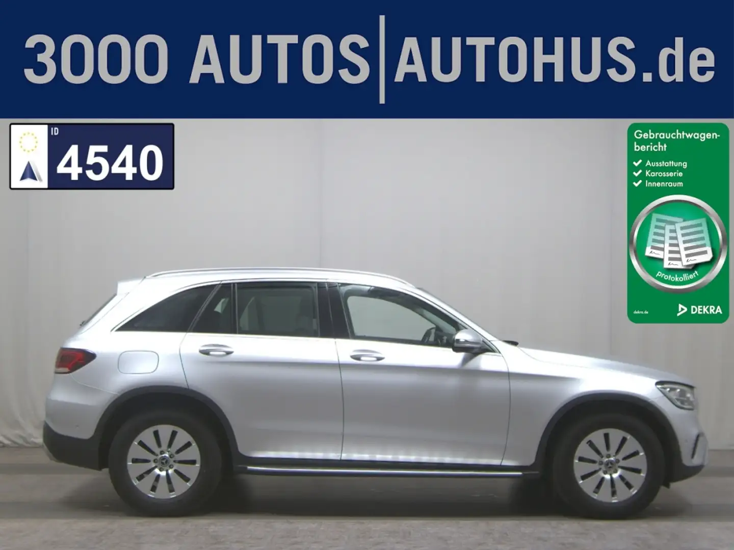 Mercedes-Benz GLC 220 d 4M Leder Navi LED HuD PDC Distr.+ Shz Argintiu - 1