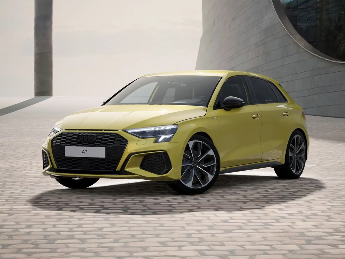Audi A3 sportback 35 2.0 tdi identity black s-tronic Giallo - 1