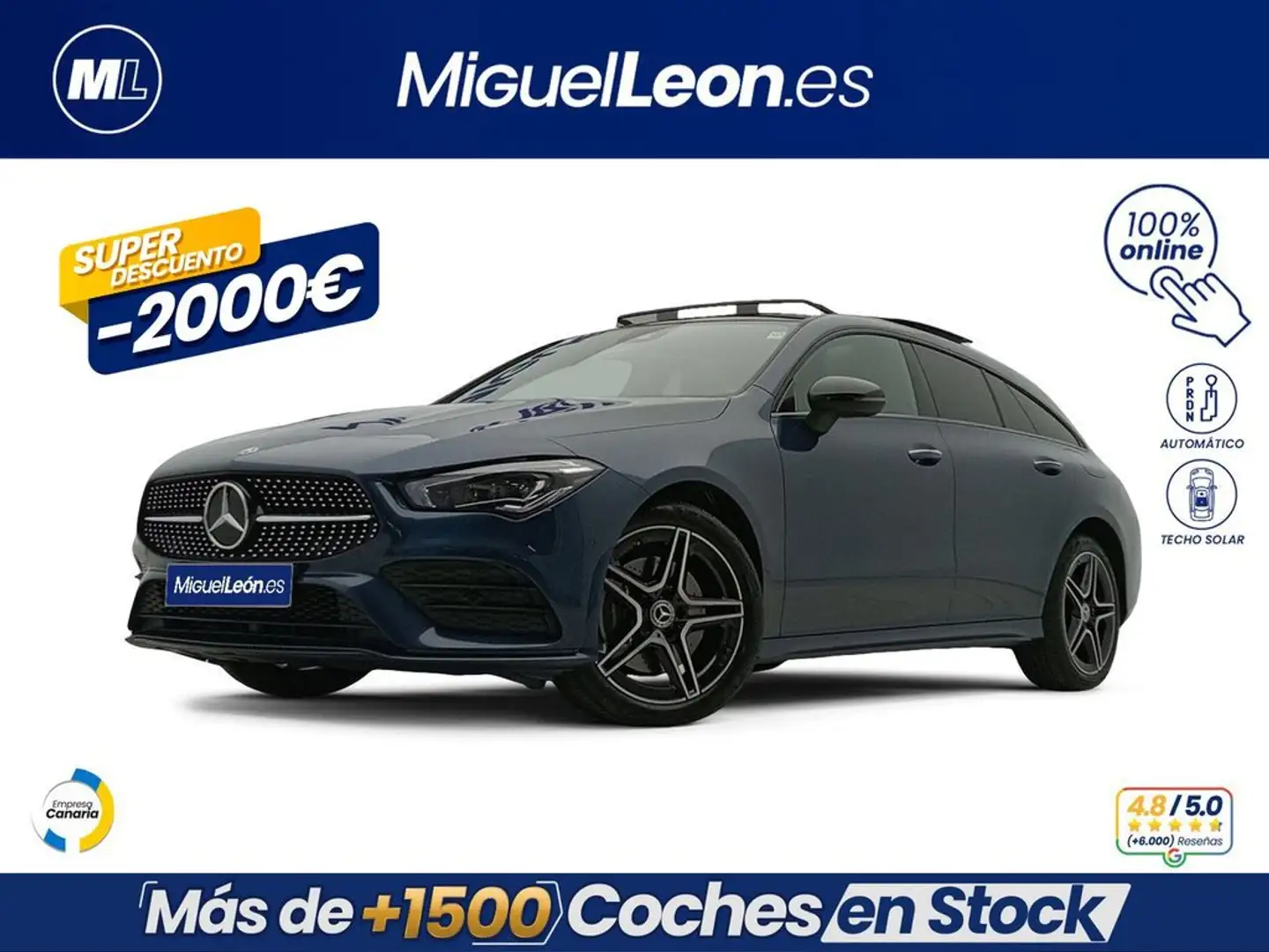 Mercedes-Benz CLA 250 Shooting Brake 250e 8G-DCT Azul - 1