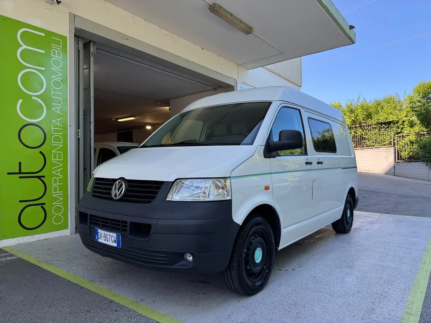 Volkswagen T5 Transporter 1.9 TDI TETTO ALTO CAMPER CARAVAN GARANZIA 24 MESI Bianco - 1