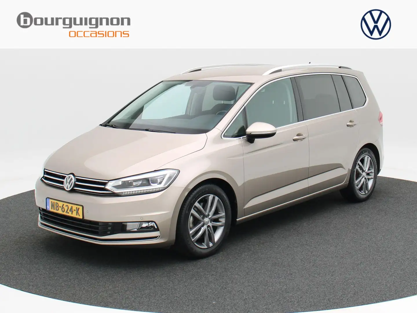 Volkswagen Touran 1.4 TSi 150 Pk Automaat Highline | Adaptive Cruise Geel - 1