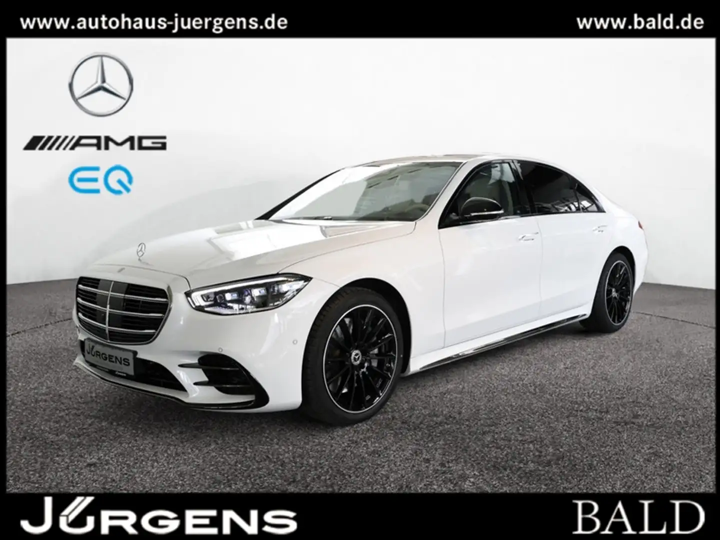 Mercedes-Benz S 450 d 4M L AMG-Sport/Pano/Burm3D/Stdhz/Airm/20 White - 1