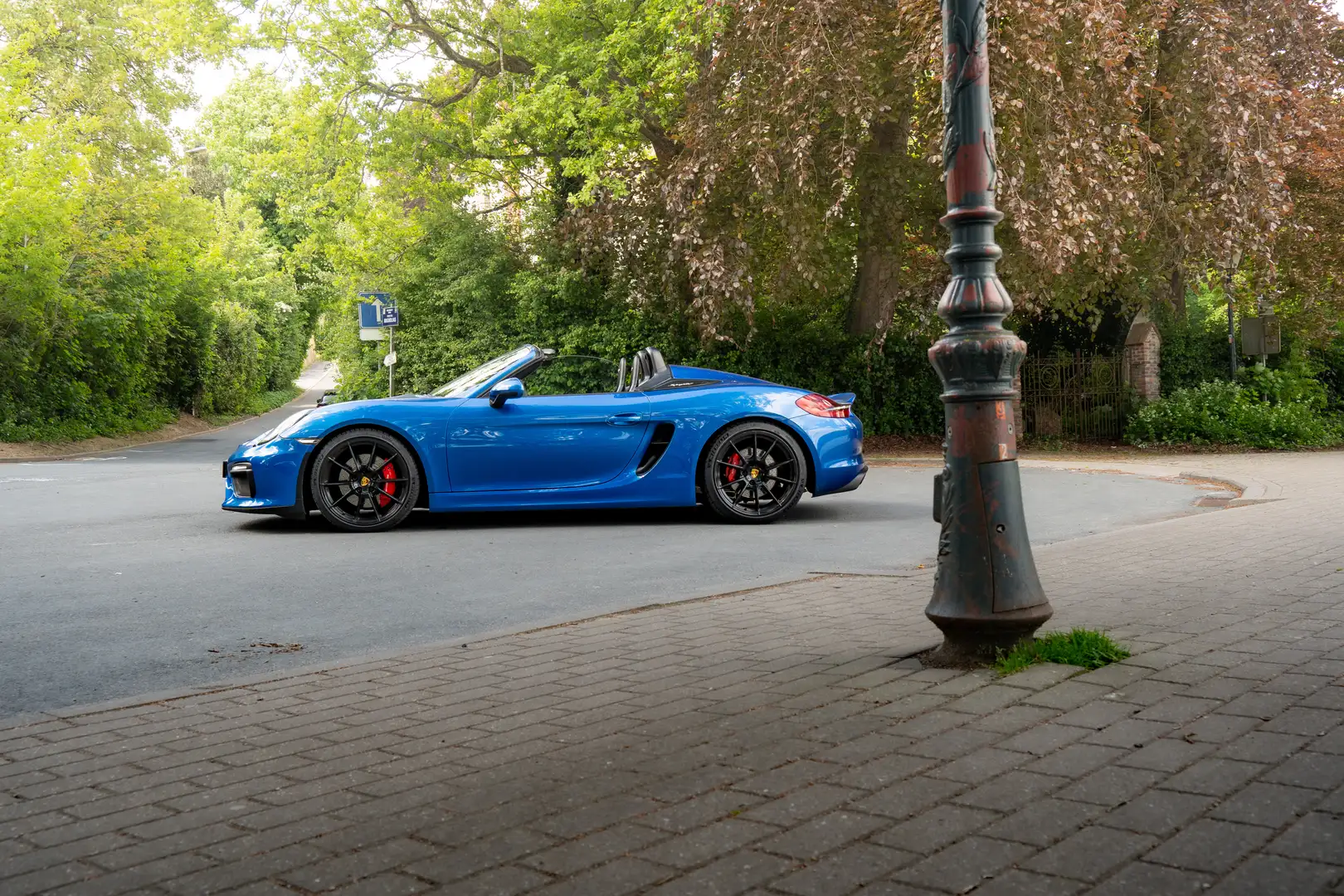 Porsche Boxster Spyder 3.8i Синий - 1