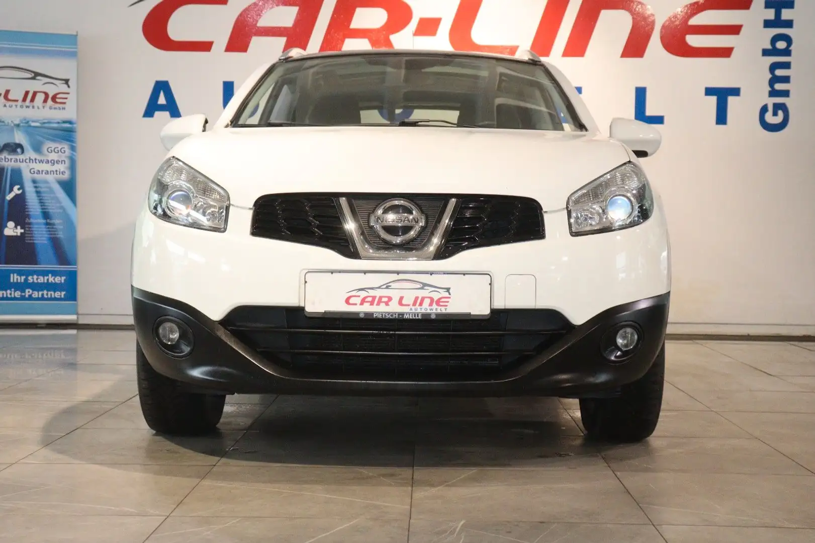 Nissan Qashqai+2 *7-Sitzer*Navi*Panorama*AHK 1,4t* Blanc - 2