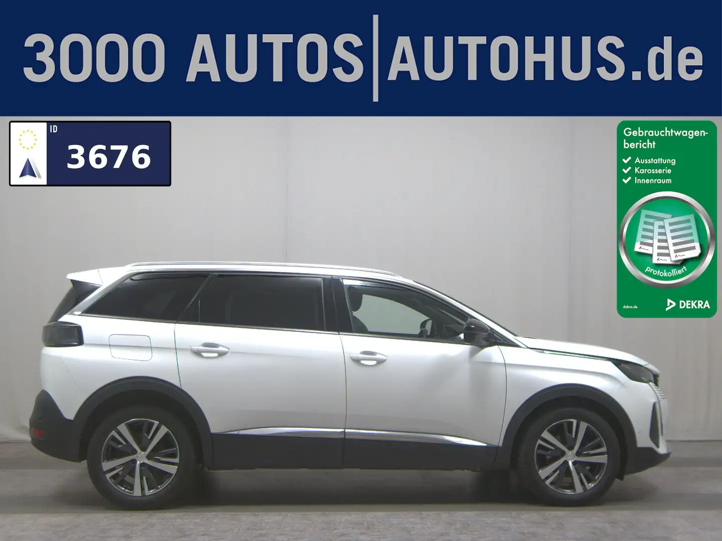 Peugeot 5008 1.2 PureTech Allure 7-Sitze Navi LED RFK Weiß - 1