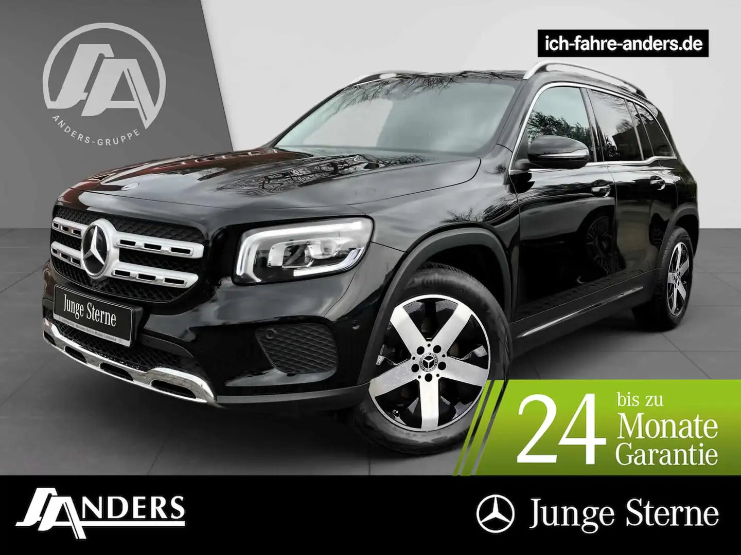 Mercedes-Benz GLB 220 d 4M Progressive+MBUX+LED+Kamera+PDC+AHK Schwarz - 1