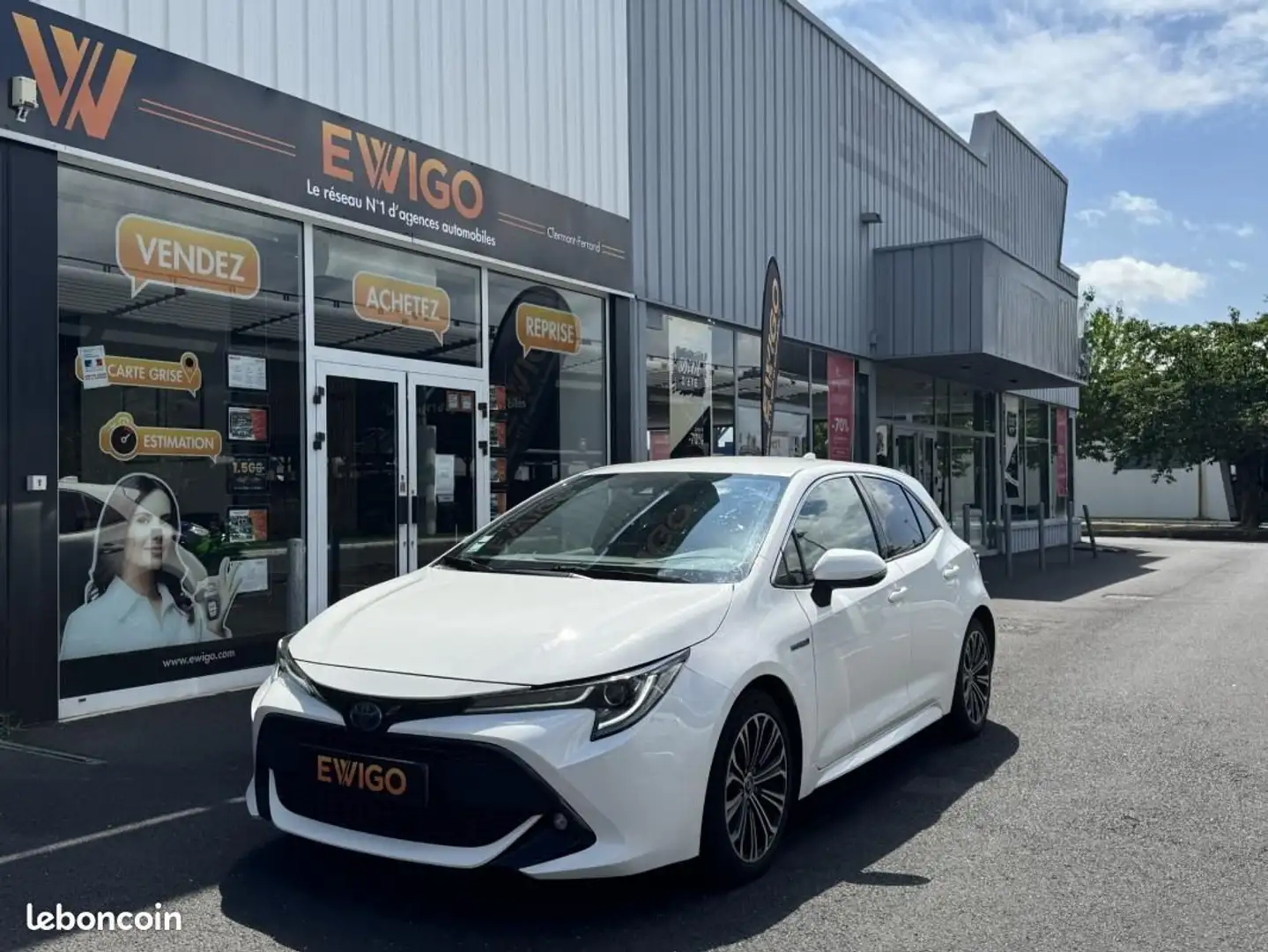 Toyota Corolla 2.0 180CH 155 HYBRID FULL-HYBRID DESIGN BVA-CAMERA Blanc - 1