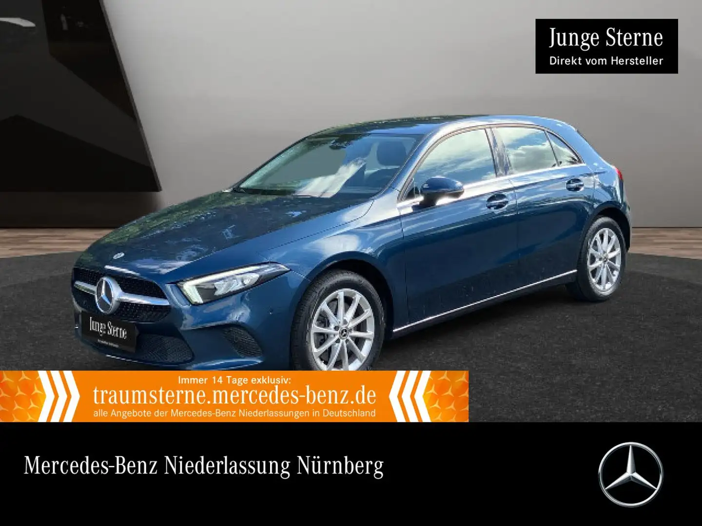 Mercedes-Benz A 250 e STYLE+LED+KAMERA+8G Blau - 1