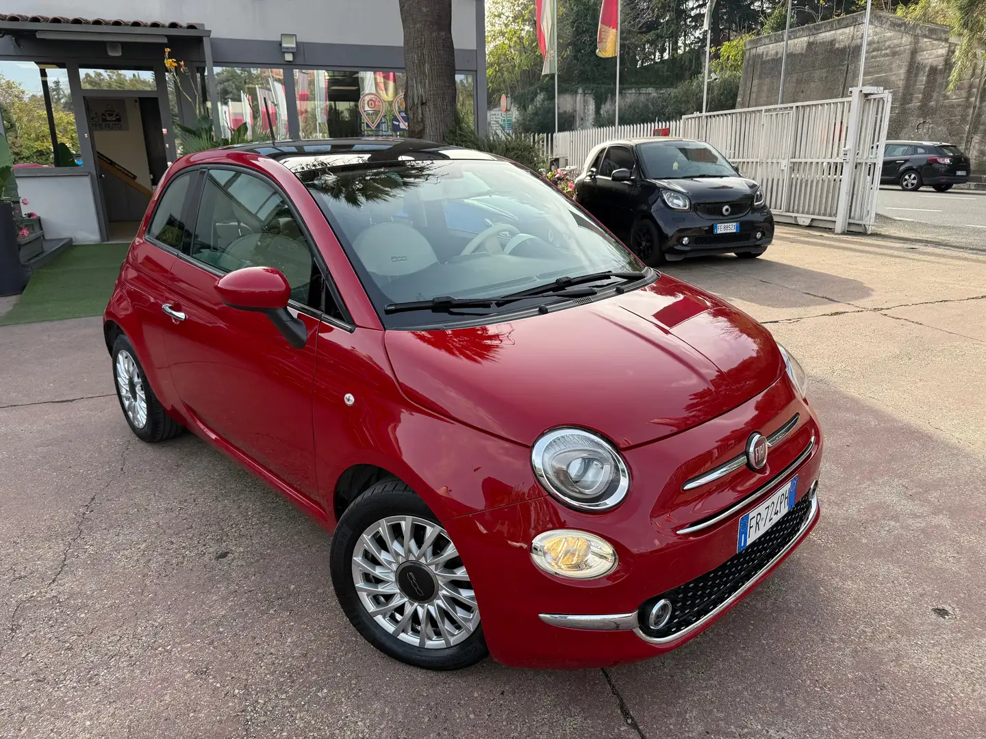 Fiat 500 1.3 mjt Lounge euro 6 diesel Rosso - 2