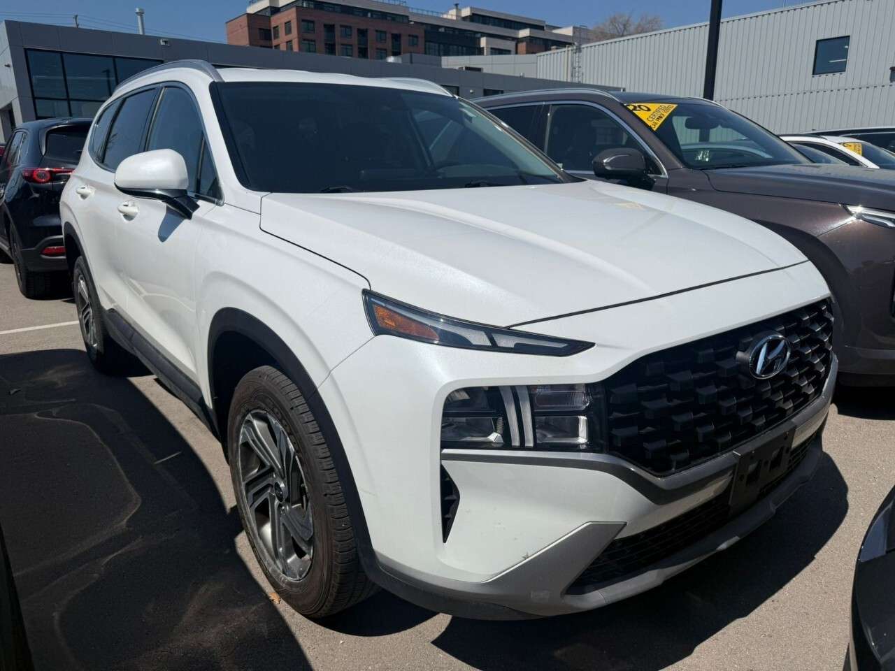 White 2021 Hyundai Santa Fe SUV / Crossover Automatic