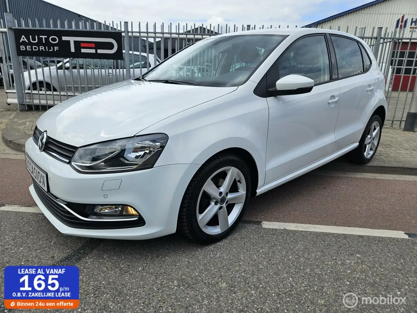 Volkswagen Polo 1.2 TSI Highline Automaat Wit - 1