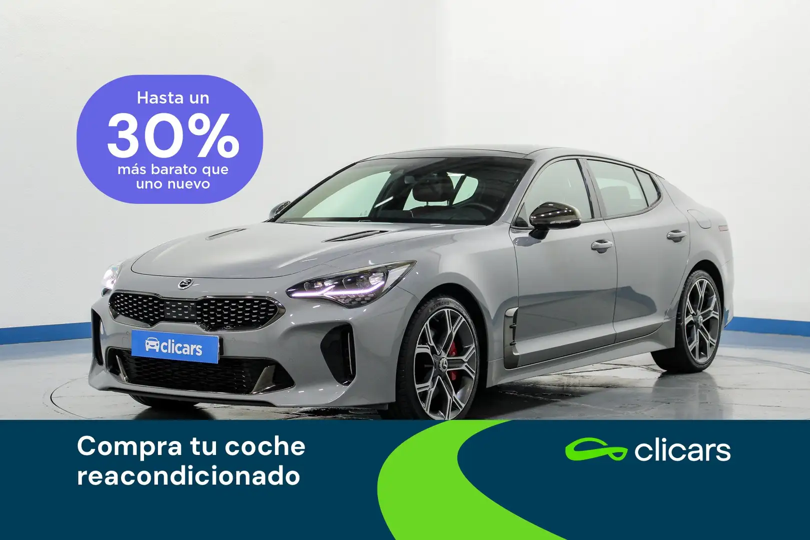 Kia Stinger 3.3 T-GDI GT 4x4 Aut. 366 Grijs - 1
