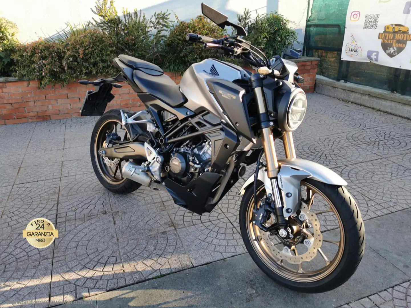 Honda CB 125 CB 125 R RATE AUTO MOTO SCOOTER Grigio - 2