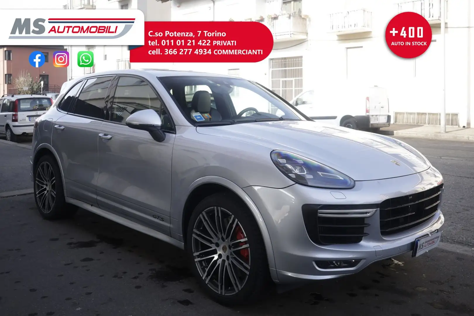 Porsche Cayenne Porsche Cayenne 3.6 GTS TETTO PANORAMICO Unicopro Argento - 1