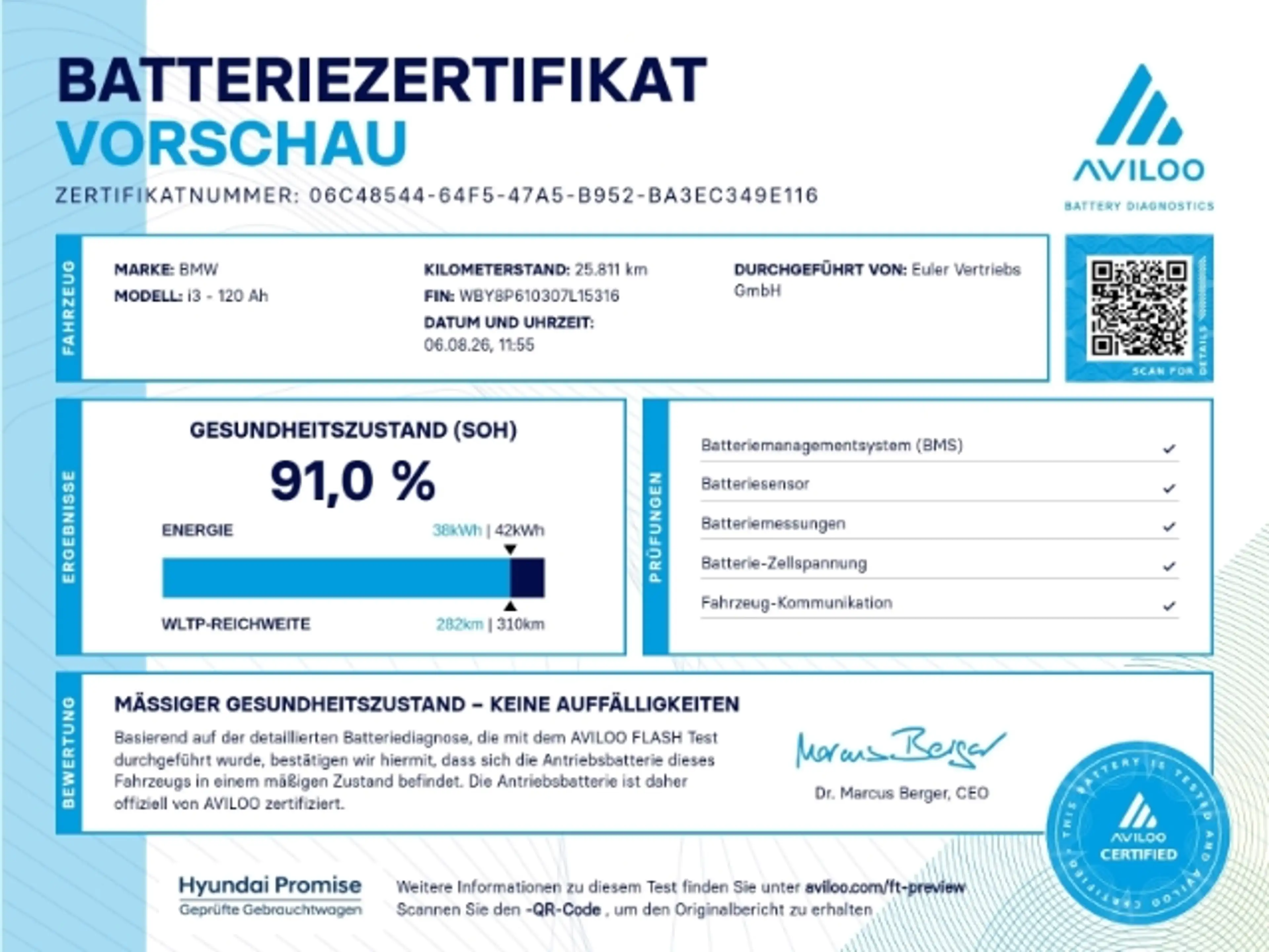 BMW i3 S 120Ah Navi LED Blendfreies Fernl. Dyn. Kurvenlic — photo 2