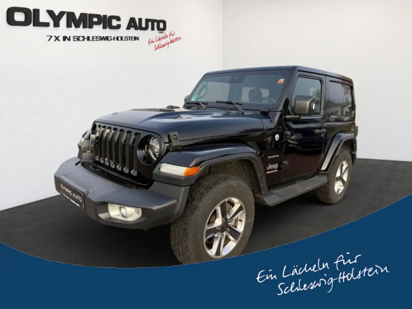 Jeep Wrangler 2.2l CRDI Sahara 4x4 KAMERA NAVI AHK LM Noir - 1