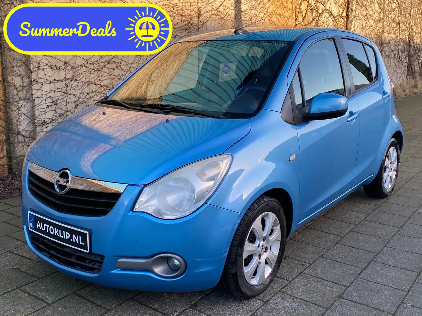 Opel Agila 1.2 Enjoy|Airco| Blauw - 1
