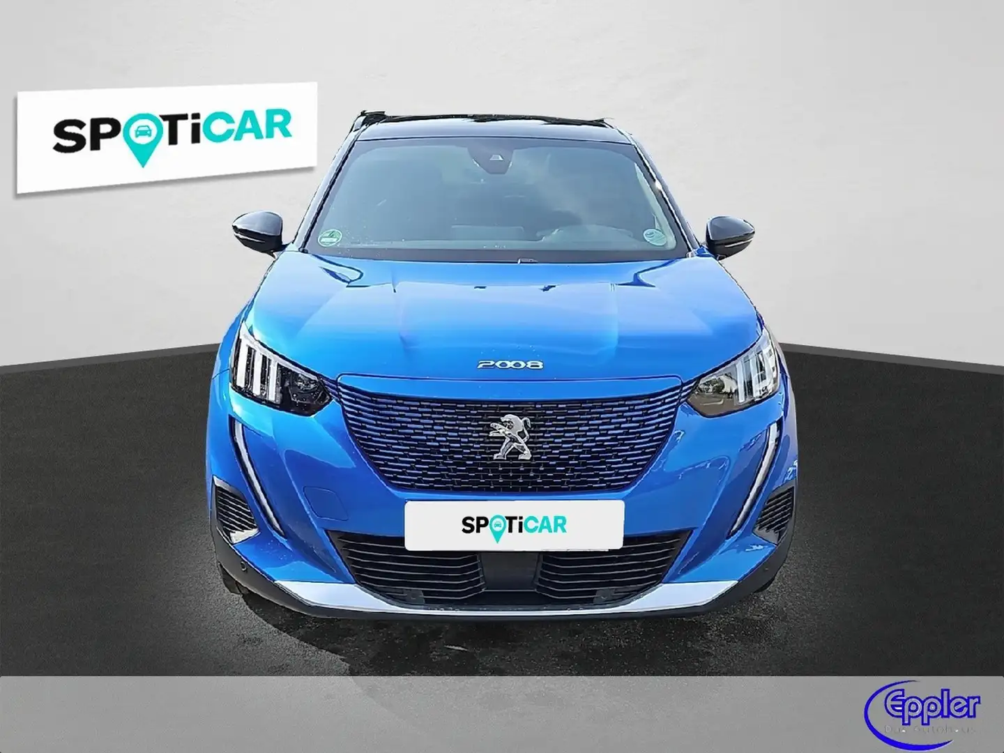 Peugeot 2008 2008 Elektro GT Panodach Kamera Navi Blau - 2