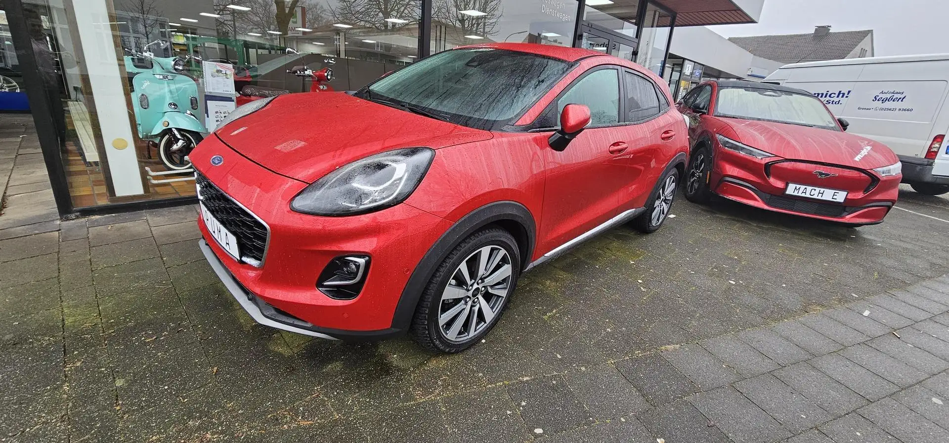 Ford Puma 1.0 EcoBoost Hybrid TITANIUM X Camera Navi 92 kW ( Rot - 1