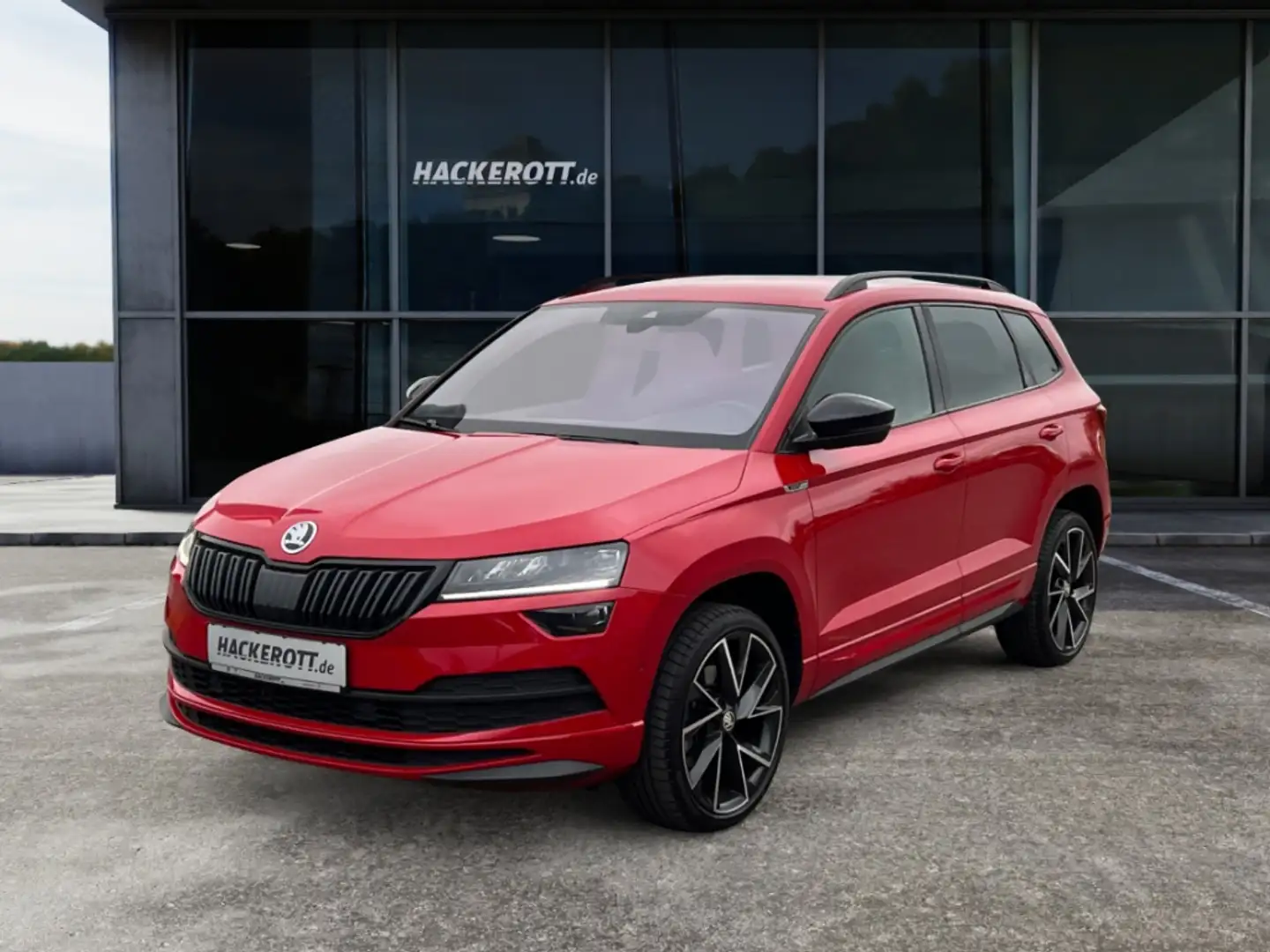 Skoda Karoq Sportline 1.5 TSI PDC AHK Navi ACC Klimaa. Rot - 2