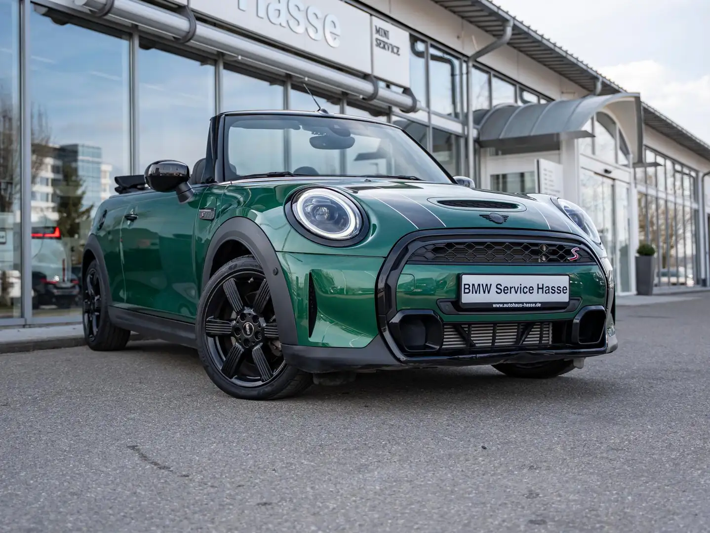 MINI Cooper S Cabrio Classic Trim KAMERA PARKASS H/K Зелений - 2
