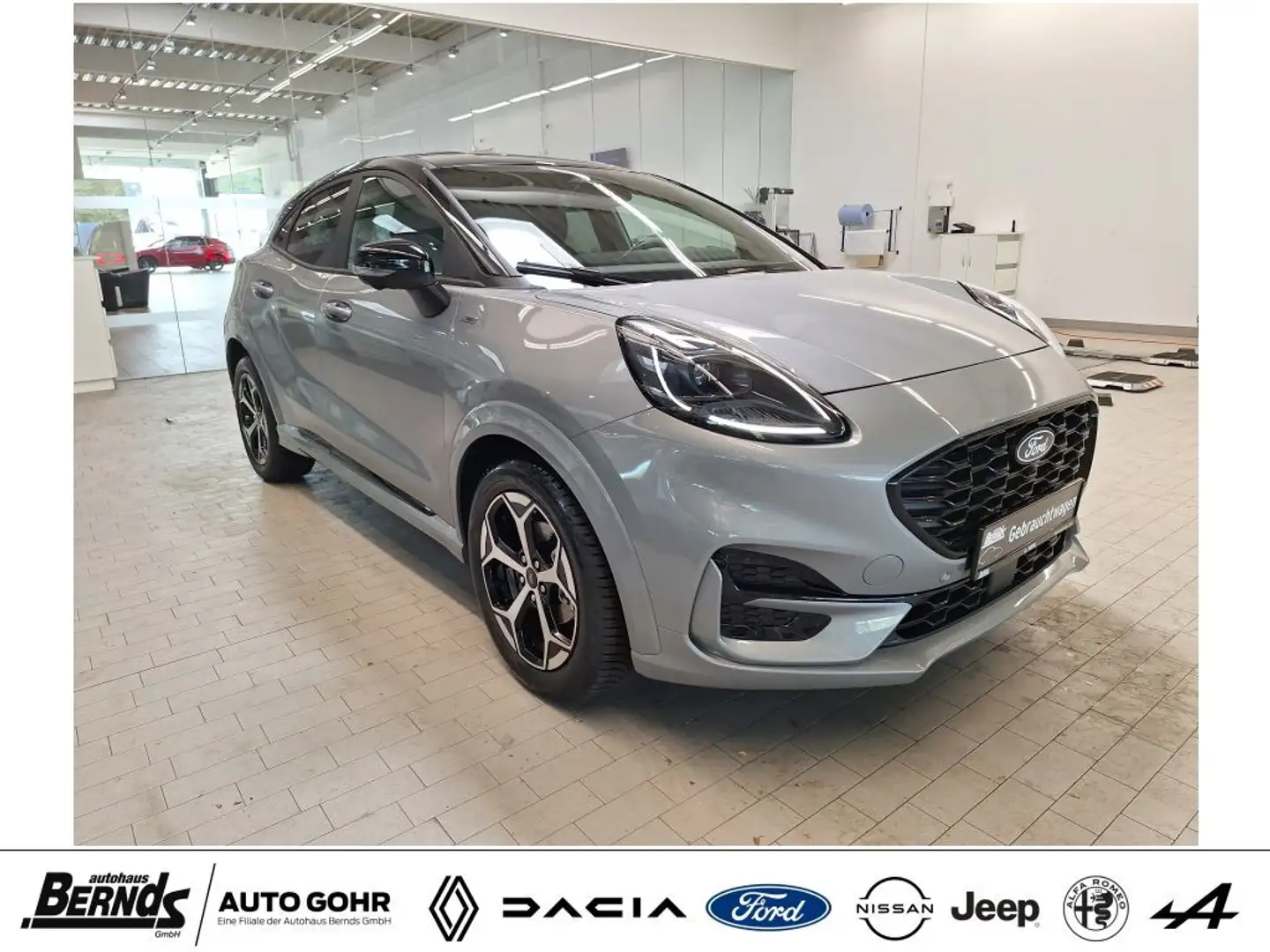 Ford Puma 1.0 EcoBoost Hybrid Automatik ST-LINE R-KAMERA Zilver - 2