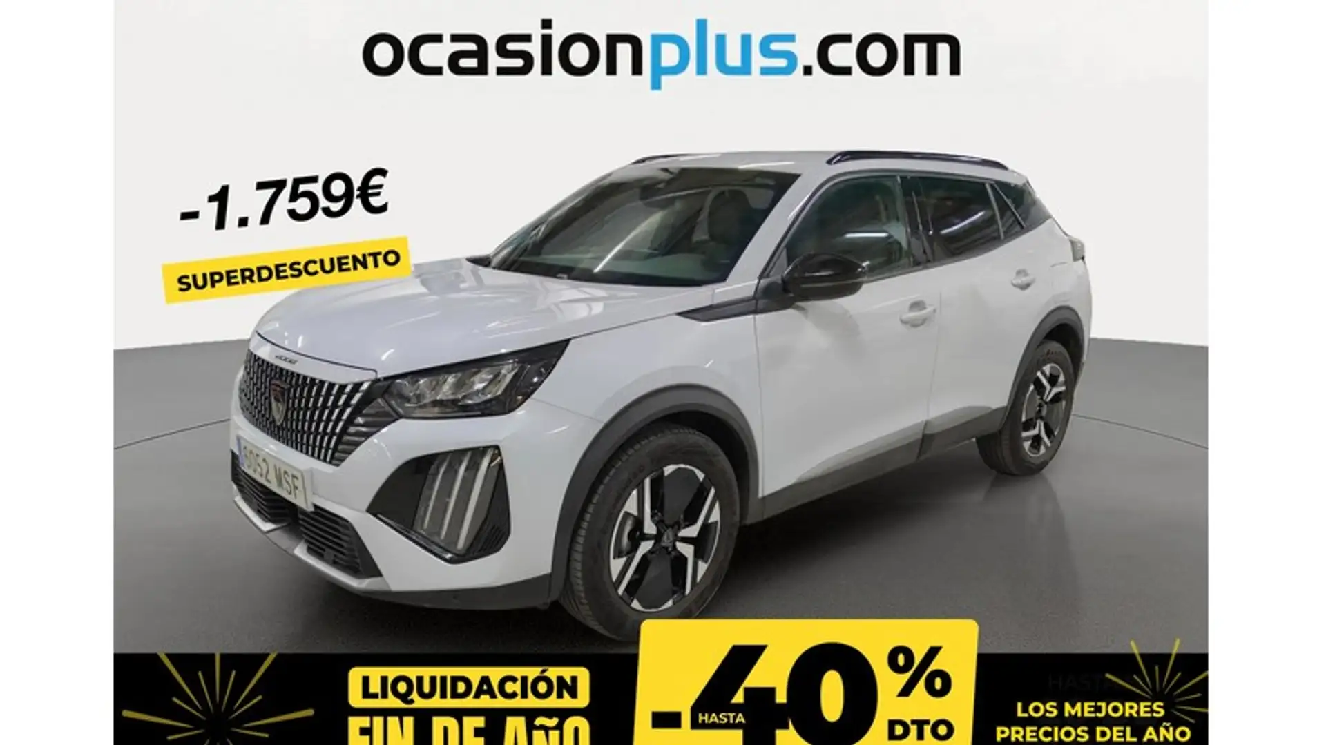 Peugeot 2008 1.2 PureTech S&S Allure 100 Blanc - 1