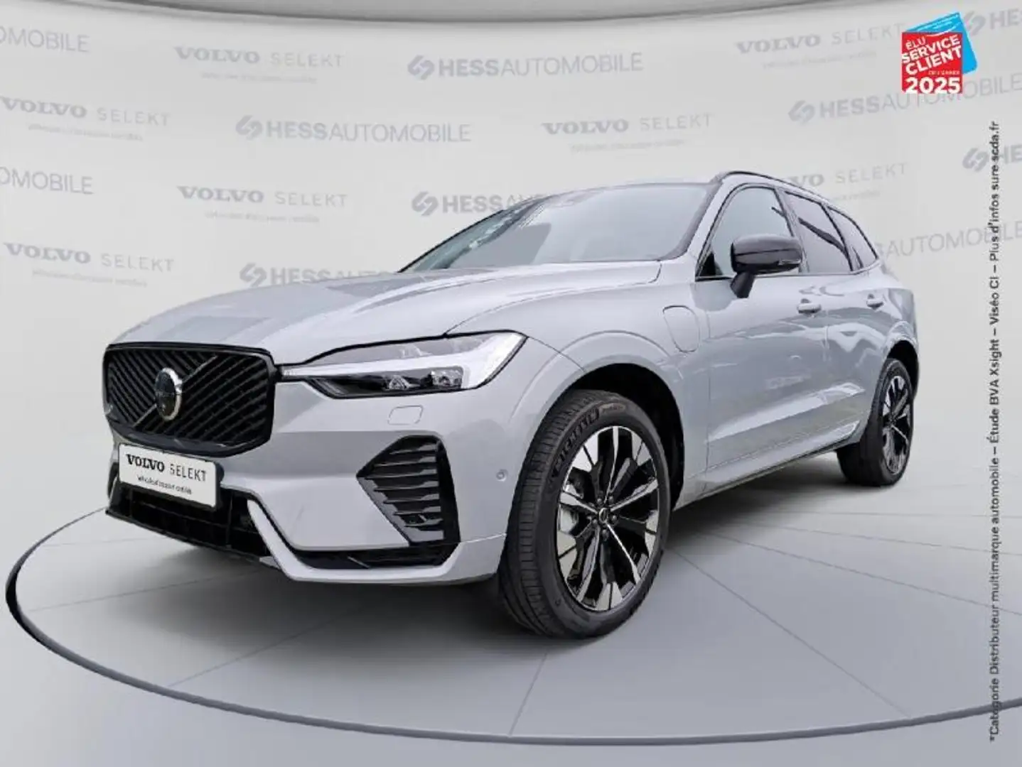 Volvo XC60 T6 Hybride Rechargeable 253 + 145ch Ultra Style Dark Geartronic 8 AWD Grigio - 1